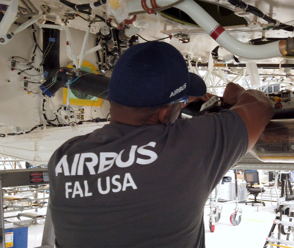 Airbus worker